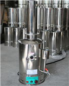 YA-ZD-20型不锈钢电热蒸馏水器，快速电热蒸馏水器，操作规程说明
