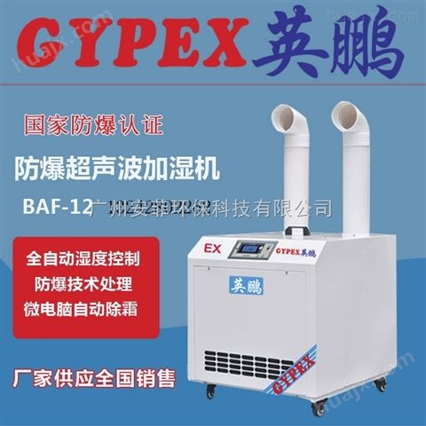 郑州印刷厂防爆超声波加湿器12kg